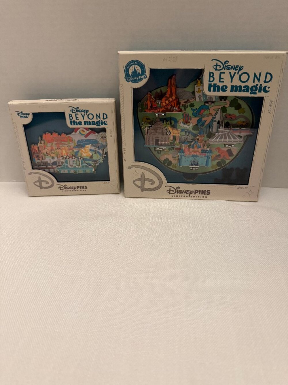 Disney D23 Marketplace Expo 2026 Disneyland Park Map Pin Set LE500 & Calif LE300